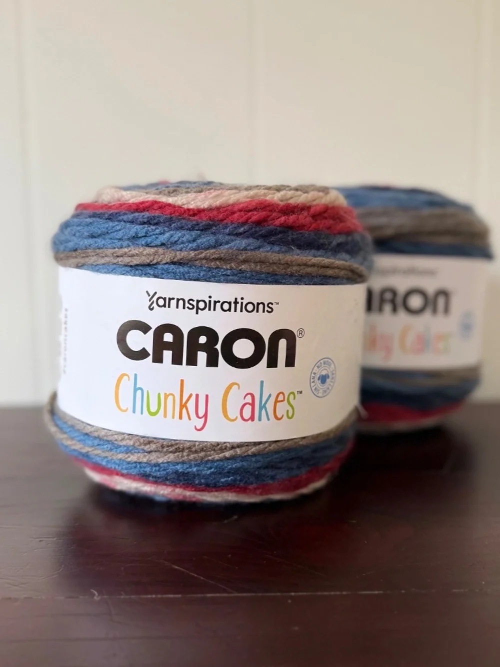 (2) Caron Chunky Cakes in Trifle (discontinued)Super Bulky 100% Acrylic, 297yds